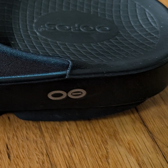 OOFOS Ooahh Luxe Slide Atlantis M9 W11 - Picture 5 of 6